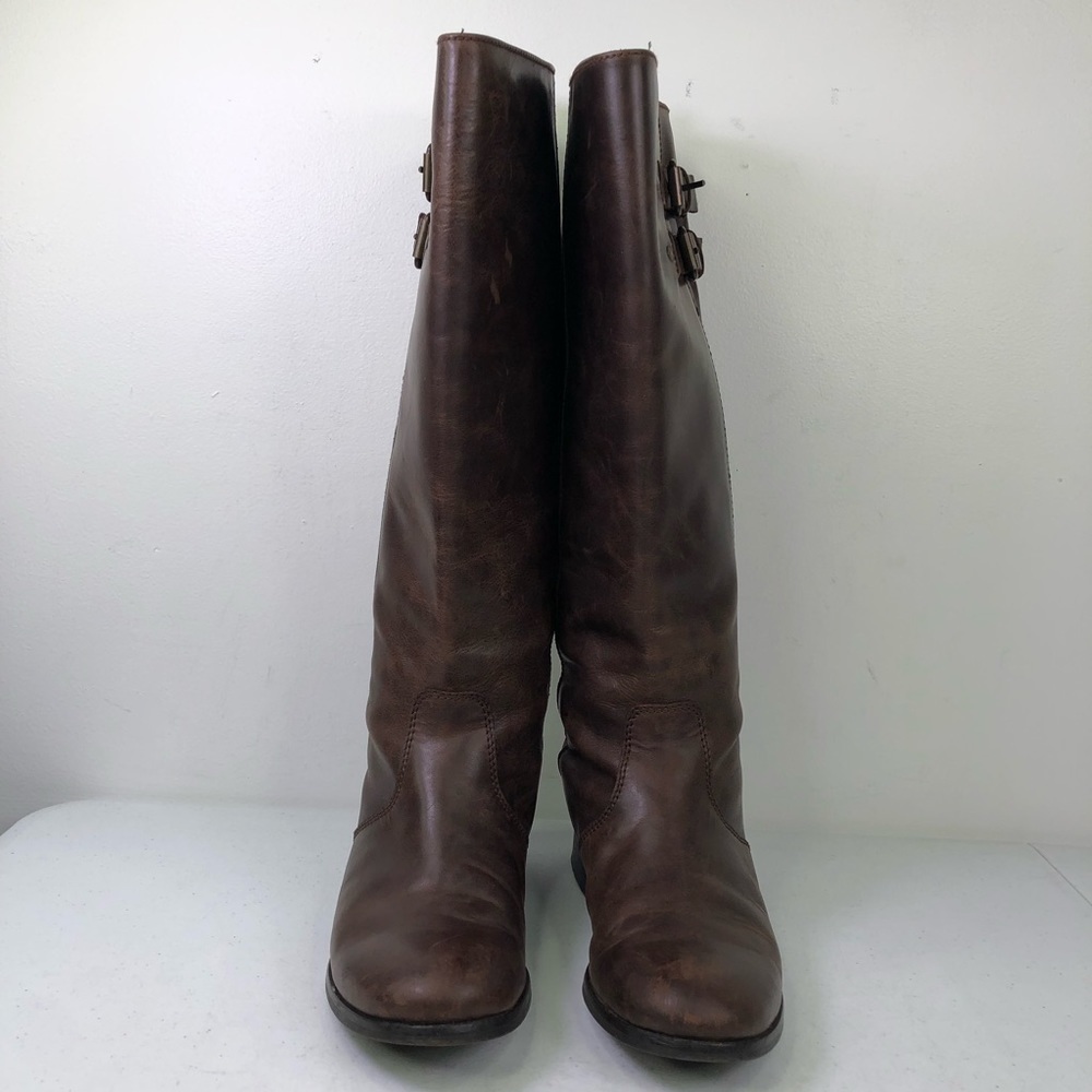 J. Crew Leather Slip On Boots Size 6.5 - Picture 4 of 10